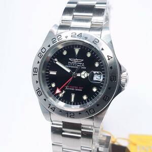 INVICTA 9401 GMT スイスクオーツ プロダイバー 200m ダイバーズ 黒文字盤 インビクタ 防水 Specialty