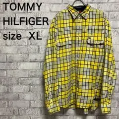 【TOMMY HILFIGER】トミーヒルフィガー 長袖チェックシャツ シャツ