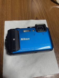 管理IDr10 Nikon ニコン COOLPIX AW130 ブルー 防水デジカメ ウォータープルーフ コンパクトデジタルカメラ