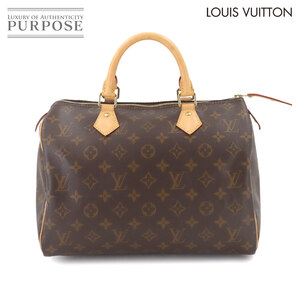 ルイ ヴィトン LOUIS VUITTON モノグラム スピーディ 30 ハンド バッグ ブラウン M41108 ゴールド 金具 Speedy 30 90246256