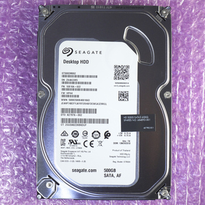 Seagate ST500DM002 500GB 3.5インチ SATA HDD 薄型モデル ネコポス対応可能