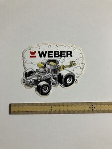 空冷VWビートルタイプ123WEBERウェーバーステッカー当時物デットストック