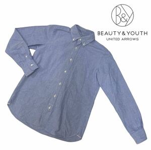 a96 キレイ BEAUTY & YOUTH UNITED ARROWS ビューティーアンドユース ユナイテッドアローズ 長袖シャツ シャツ ボタンダウン メンズ 38