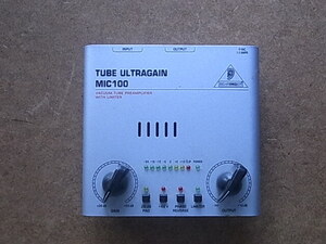 BEHRINGER TUBE ULTRAGAIN MIC100 真空管　マイクプリアンプ 送料410円　未チェック品