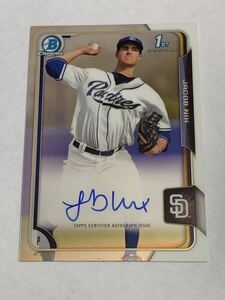 オリックス 来日外国人 ニックス MLB RC AUTO 直筆サインカード 2015 BOWMAN CHROME