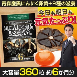 ヤフオク専用 にんにく卵黄 黒にんにく サプリ マカ 黒酢 黒たまねぎ ローヤルゼリー 約６ヶ月分 ゆうパケット 送料無料