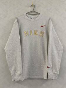 NIKE 厚手 ロンT サイズM ナイキ SWOOSH アーチロゴ 長袖Tシャツ