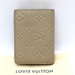 Dz795912 ルイ・ヴィトン コンパクト財布 ポルトフォイユ・クレア アンプラント M80152 トゥルトレール LOUIS VUITTON 中古美品