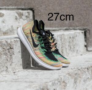 NIKE ナイキ FREE RN FLYKNIT 2017 フリーラン フライニット 2017 27cm free run 稀少 GYAKUSOU 