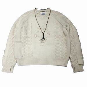 SUNSEA × Midorikawa × TWONESS 20AW PUB SWEATER 2 ニット 3 ホワイト