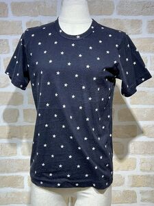 AD2014 コムデギャルソン コムデギャルソン/COMMEdesGARCONS COMMEdesGARCONS スタープリント Tシャツ Mサイズ 【2263y2】