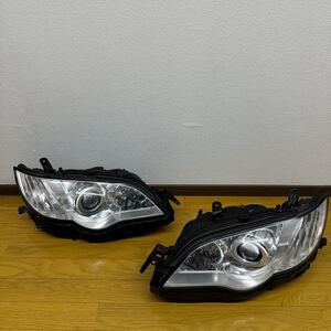 中古スバル レガシィ BP5 / BL5 純正ヘッドライト　ベッドランプ　左右セット　KOITO100-20959 確認済み(E-3).