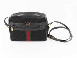 ◇【GUCCI グッチ】オールドグッチ ショルダーバッグ ブラック