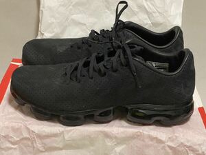 NIKE AIR VAPORMAX LTR TRIPLE NOIR(BLACK,US8.5/26.5cm) ナイキ エア ヴェイパーマックス レザー ブラック 黒(AJ8287-001)