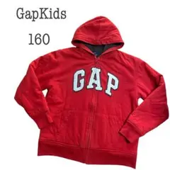 GapKids⭐︎ギャップキッズ　フード付きジップアップパーカー【160】 厚手