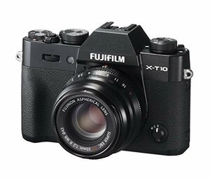 FUJIFILM ミラーレス一眼 X-T10 レンズキット ブラック X-T10LK35F2-B(中古品)