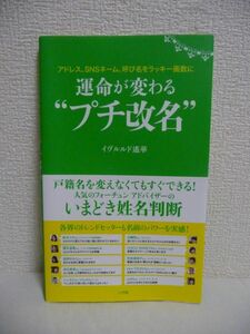 運命が変わる“プチ改名” アドレス、SNSネーム、呼び名をラッキー画数に ★ イヴルルド遙華 ◆ 姓名判断 運気が変わる 運勢 開運法 ◎