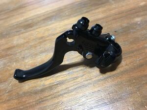 二本引きブレーキレバーブラック左用 DIA-COMPE 加工品 ピストバイクNJS fixed固定ギア