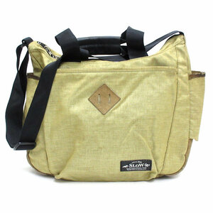 スロウ/SLOWナイロン×スエード 2WAYショルダーバッグ★BAG/I【中古】■