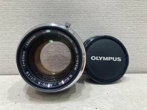 M5514【綺麗品】OLYMPUS オリンパス OM-SYSTEM G.ZUIKO ズイコー AUTO-S 55mm 1:1.2 一眼カメラレンズ 動作未確認