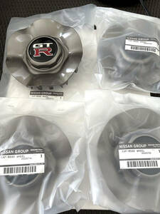 新品未使用 日産純正 R34 スカイライン GT-R GTR ホイールセンターキャップ 4点 NISSAN Genuine Center Wheel Cap 4pcs Set JDM OEM