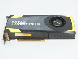 ZOTAC NVIDIA GeForce GTX 680 2GB of GDDR5 memory【中古安いグラフィックカード ・動作確認済品】