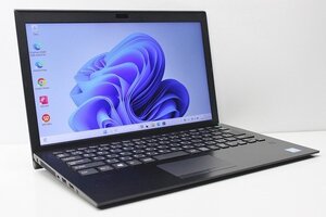 1円スタート ノートパソコン Windows11 WPS office搭載 VAIO Pro PG VJPG1113 第8世代 Core i5 SSD256GB メモリ8GB フルHD 13.3 カメラ