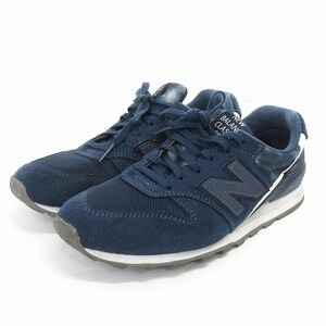 ニューバランス NEW BALANCE スニーカー ローカット WL996FPD 紺 ネイビー 23.5cm 靴 ☆AA★ レディース