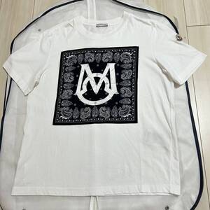 【新作】【美品】MONCLER モンクレール 半袖Tシャツ 白XS