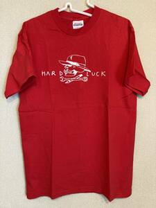 HARD LUCK LOGO PRINT T-SHIRT M USED ハードラック ロゴ Tシャツ THE DRIVEN SKATEBOARDS JASON JESSEE MARK GONZALES Hanes HARDLUCK