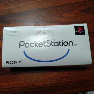 コ394 Pocket Station ポケットステーション SONY SCPH-4000 White メモリーカード 箱 付 動作未確認 