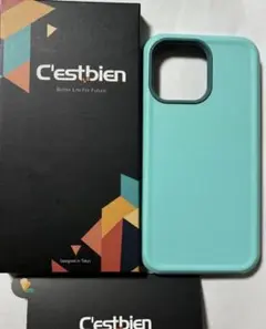 Cestbien iPhone15pro max ケース二重保護水色