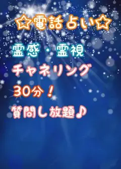 霊感霊視、複数質問可　占い　ヒーリングを行いながらのリラックス鑑定♪