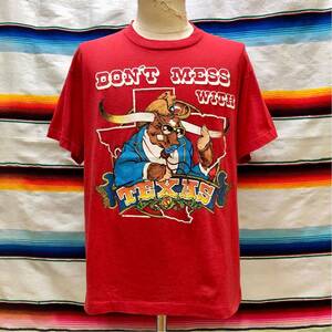 80’s Screen Stars TEXAS Tシャツ 検索:古着 アメカジ スクリーンスターズ ポリコットン 80年代 Made in USA テキサス シングルステッチ