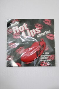 Katie / Hot Lips ミラーキーホルダー 赤 H-24-10-22-021-LO-ZA-KB-ZH