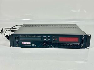 【1円スタート】【通電可】【中古品】TASCAM タスカム CD-RW901MKII 業務用CDレコーダー プレーヤー タスカム 音響機器 