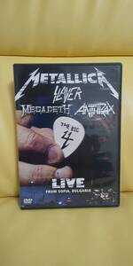 Live from Sonisphere Festival,Sofia,Bulgaria/Metallica Slayer Megadeth Anthrax(２枚組DVD)