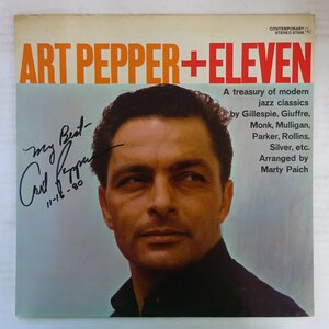 10045676;【US盤/直筆サイン/Contemporary】Art Pepper / Art Pepper + Eleven