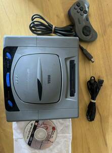 SEGA SATURN セガサターン 本体のみ ゲーム通電確認機内部エア清掃済. HST-3210