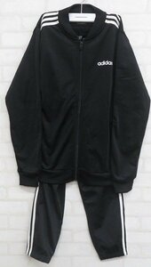 7T4851■未使用品 adidas CORE 3ストライプス トリコットトラックスーツ DV2448 アディダス ジャージ 上下セットアップ