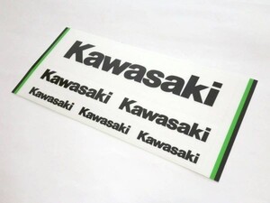 ◆Kawasaki純正 ステッカー 透明地/黒字 ３サイズ ☆2/ カワサキ純正新品 Z400FX/Z400GP/GPZ400/Z750GP/GPZ750/ゼファー/セロー/Z1/Z2/SS