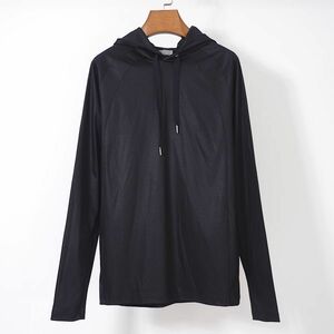 4-ZB037【美品】ディオールオム Dior HOMME コーティングパーカー ブラック XXS メンズ