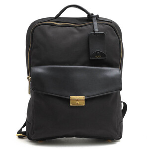 TUMI トゥミ リュック 73670D Larkin Laurel Backpack FXTバリスティックナイロン フルグレインレザー 牛革 フラップ式 デイパック ノート