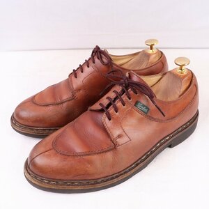 パラブーツ 6 R / 実寸 25.0㎝-25.5cm 位 アヴィニョン Paraboot AVIGNON 茶 ブラウン フランス製 メンズ 革靴 中古 ds4401