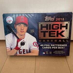 topps2018 HIGH TEK BASEBALL☆大谷翔平パッケージ箱のみ MLB