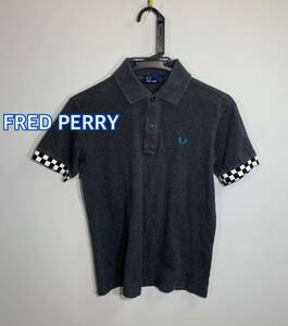 ■FRED PERRYフレッドペリーフェードポロシャツ: S☆TS-254