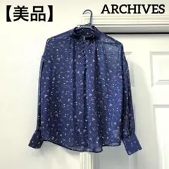 【美品】ARCHIVES(アルシーヴ) ブラウス Mサイズ