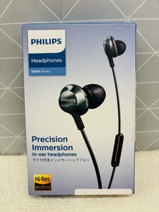 E269 美品 動作確認済 PHILIPS フィリップス ハイレゾ 有線 カナル インイヤー型イヤホン PRO6305 マイク付き