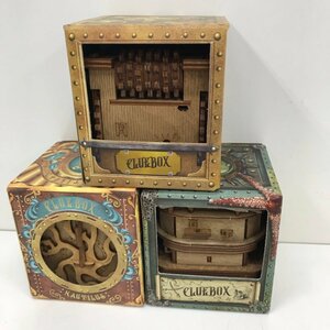 3Dパズル 3点セット Clue Box ディヴィ・ジョーンズの監獄 / ネモ船長とノーチラス号の謎 / シュレディンガーの猫 240722SK750379