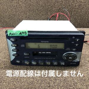 AV11-406 激安 カーステレオ TOYOTA CKP-W59 08600-00005 PiPIONEER FH-M8346 CD カセット プレーヤー 本体のみ 簡易動作確認OK 中古現状品